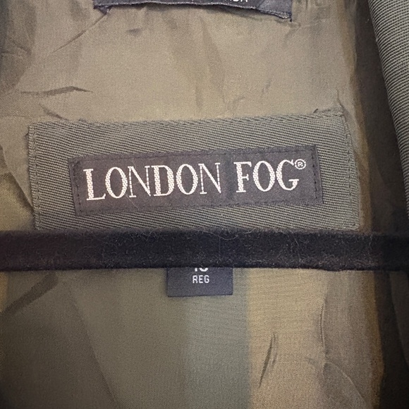 London Fog full length coat size 10 - Picture 3 of 9